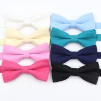 Colorful Kids Pet Solid Color Bow Tie Soft Cotton Flexible Bowtie Smooth  Butterfly Brown Pink Black Blue Wedding Accessory Boys Clothing