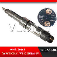 หัวฉีด CRIN สำหรับ WEICHAI WP12 EURO IV ใหม่0445120266เครื่องยนต์รถคอมมอนเรลหัวฉีด CRIN 0 445 120 266ปั๊มน้ำมันเชื้อเพลิง0445 120 266สำหรับ