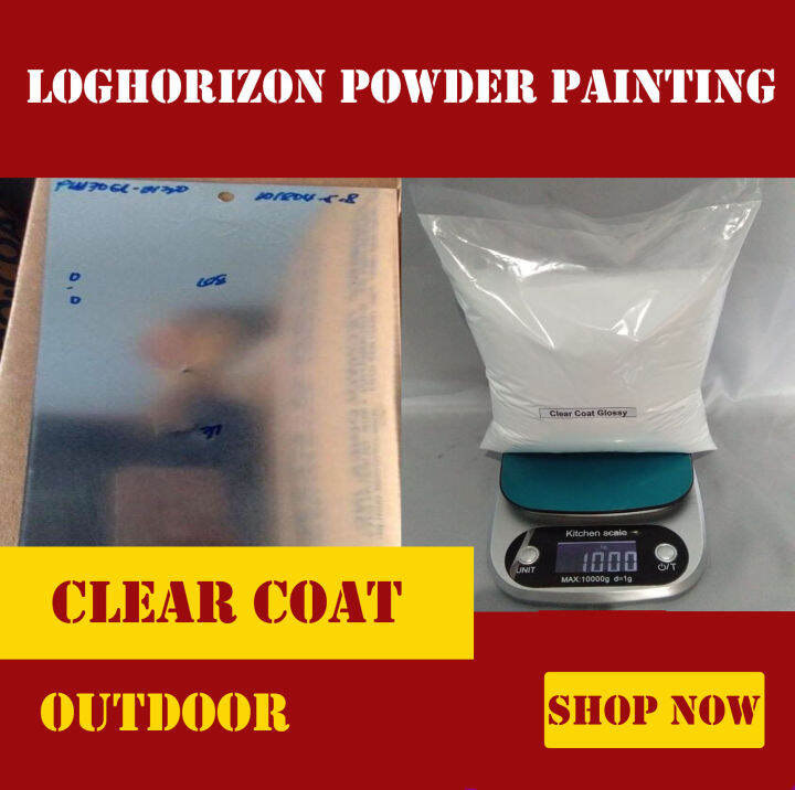 Powder Coating Paint 1kg Clear Coat Glossy OUTDOOR Lazada PH