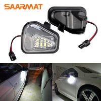 ♂♞⊙ 2xCanbus LED Side Mirror Puddle Lights For Volkswagen VW Passat B7 EOS CC Scirocco Jetta Welcome Lamp Mirror Light