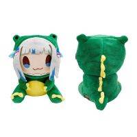 Dino Gura Plush ขนาด22ซม. ตุ๊กตาหนานุ่มสมอเรือยอดนิยมสำหรับเด็กเล็ก GAWR Gura ตุ๊กตาของขวัญวันคริสต์มาสเมโลดี้ของฉัน