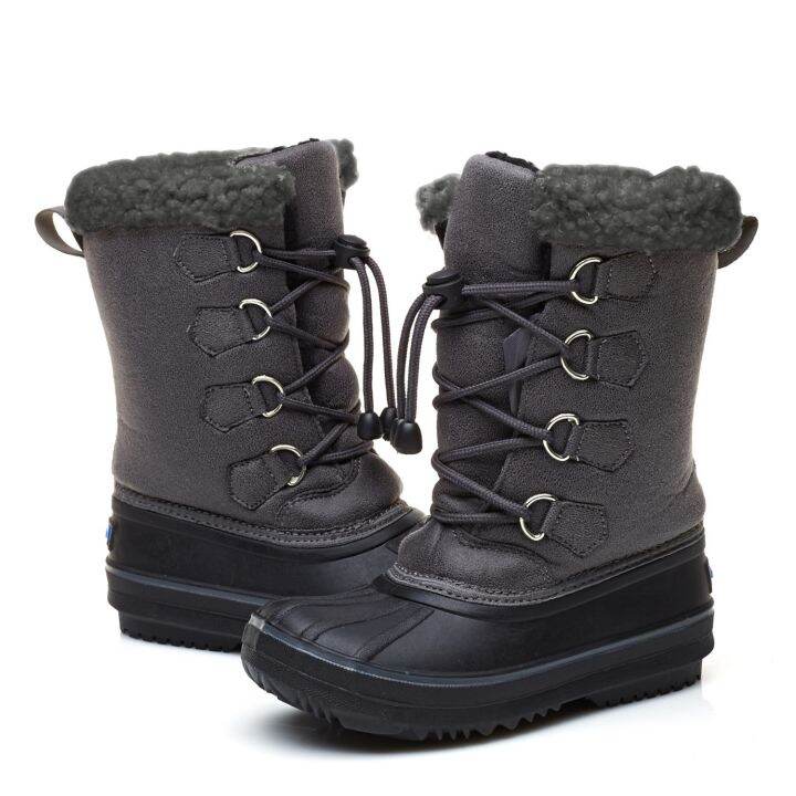 บามาก-กันน้ำซึมพร้อมลุยหิมะ-รองเท้าบูทกันหนาวเด็ก-winter-boots-size-32