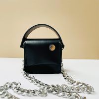 【YF】 Mini Chain 2023 New Black Y2K Shoulder PU Leather Bags for Women Luxury Designer Brand Crossbody Tote Handbag Coin Purse Travel