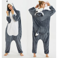 2021Direwolf Wolf Onesies Women Men Adults Animal Cartoon Pajamas Funny Festival Party Fancy Suit Anime Cosplay Costume Overalls