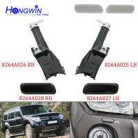 ไฟหน้ารถเครื่องซักผ้าหัวฉีดพร้อมฝาครอบสำหรับ Mitsubishi Pajero Sho V93 V97 2006-2019 8264A027 8264A028 8264A025