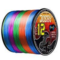 【DT】 hot JOSBY Braided Fishing Line Multifilament Carp Fly 12/9 Strand 300M 500M 100M Multicolor Japan Spinning Extreme PE Strong Weave 1