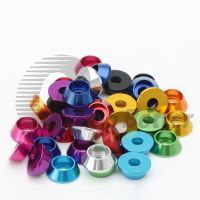 Colourful Anodized Aluminum Cylindrical Head Washer Gaskets M2 M2.5 M3 M4 M5 M6 M8 For Cup Head Hex Socket Screw