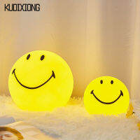 KUDIXIONG โคมไฟหน้ายิ้มสีแดงเครือข่ายชาร์จโคมไฟสร้างบรรยากาศโคมไฟกลางแจ้งตั้งแคมป์แสงภูมิทัศน์สวน