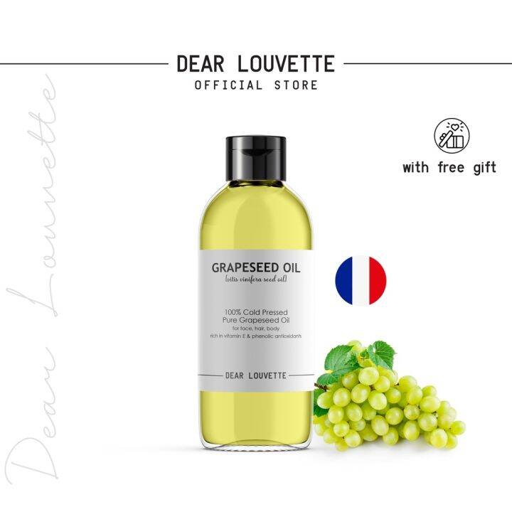 New Promo 100 Pure Grapeseed Oil Cold Pressed Skin Care Hair Oil