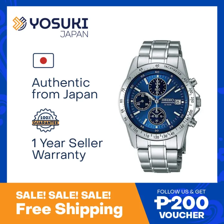SEIKO SBTQ071 SBTQ071 SPIRIT Quartz Chronograph Tachymeter Lumi Bright Date  Blue Silver Stainless Wrist Watch For Men from YOSUKI JAPAN PICKSEIKO /  SBTQ071 ( SBTQ071 S SBTQ SBTQ0 ) | Lazada PH