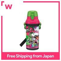 Water bottle 480ml plastic one-touch bottle Splatoon 2 for skaters children PSB5SAN made in Japan