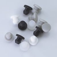 [LWF HOT]❒ 10-100pcs Food Grade Silicone Rubber Hole Cap 2.5/3/3.5/4mm Solid T-type Plug Cover Snap-on Gasket Blanking End Cap Seal Stopper