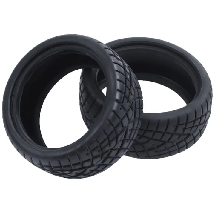 1-10-rc-car-on-road-performance-rubber-racing-tire-tyre-8001-with-sponge-4pcs