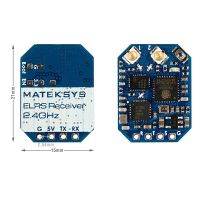 MATEK ELRS-R24-D R24D ELRS-R24-S 2.4G ตัวรับสัญญาณ Expresslrs CRSF สำหรับ RC สำหรับแข่ง FPV ฟรีสไตล์นาโนไมโครมินิระยะไกลชิ้นส่วนวงจรไฟฟ้า