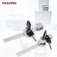 KK FING 1PC Display Cabinet Door Locks Perforated Cabinet Door Locks Glass Door Locks Household Hardware Locks