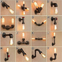 Loft Industrial iron rust Water retro wall lamp Vintage E27 sconce lights steampunk house lighting fixtures luz