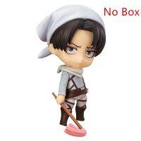 【SALE】 psychcorera1986 อะนิเมะโจมตีผ่าพิภพไททันรูป Q Ver. ฟิกเกอร์อ็อร์ Levi Ackerman ฟิกเกอร์ของเล่นโมเดลของสะสม PVC 10ซม.