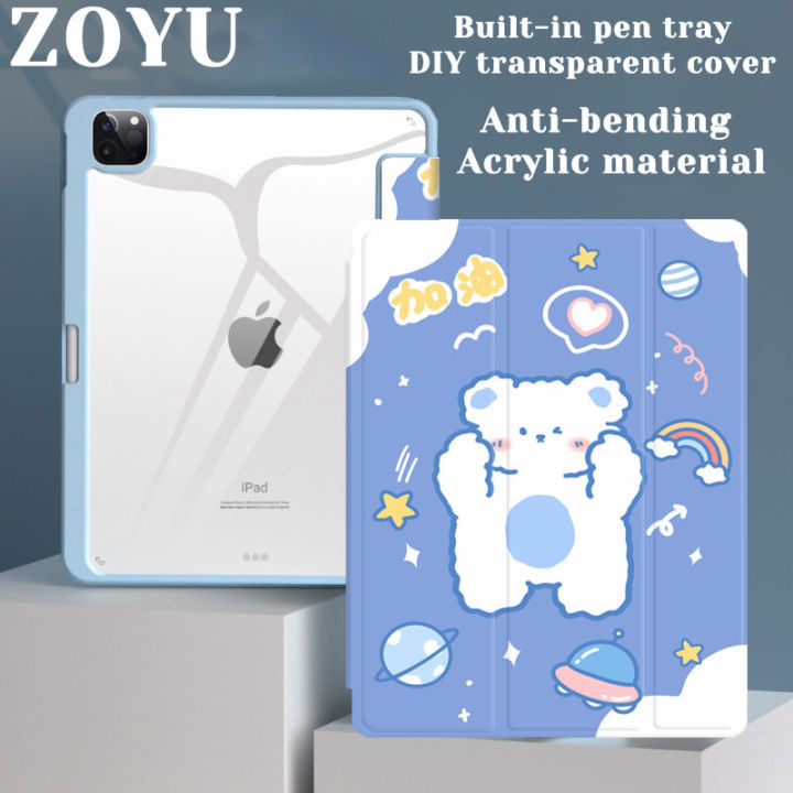 ZOYU Ốp iPad Ốp Vẽ Anime Hoạt Hình Dễ Thương Cho Trẻ Em 2021 Apple ...