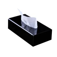 กล่องกระดาษอะคริลิคทันสมัยที่วางผ้าเช็ดปาก TB005ที่จ่ายกระดาษทิชชู่ Prexiglass