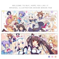 Nekopara Catwoman Paradise Merchandise Mouse Pad Chocolate and Vanilla Keyboard Pad Computer Desk Pad Super Large Plus