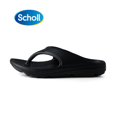 Scholl Flip-flops, mens sports slippers, new outer wear fashion, healthy sandals and slippers, thick-soled non-slip beach flip-flops trend