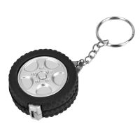 95CM 39ค่ะ4 "Retractable measuring TAPE Creative Tyre Shape measuring TAPE 40*15mm Portable Key CHAIN ROLL ruler measuring TOOL