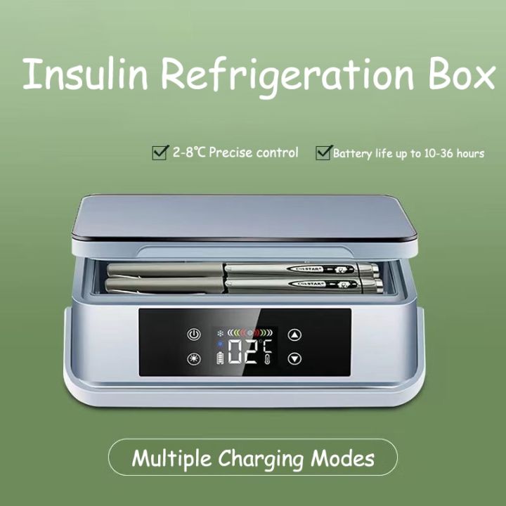Insulin Refrigerated Box Portable Intelligent Refrigeration Cup Medicine  Mini Portable USB Rechargeable Small Refrigerator - China Car Fridge, Mini  Refrigerato