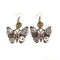 Shop 《 DTOU Fashion 》Rama-Rama Yang Sangat Popur Steampunk Gears-Anting-Anting Drop Wanting