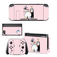 Vinyl Skin Protector Sticker for Spirited Away Skins for Nintendo Switch NS Console + Controller + Stand Holder Dock Skins