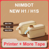 Niimbot เครื่องทำป้ายติดกระเป๋ารูปการ์ตูน H1S ขนาดเล็กเทปฉลากเครื่องพิมพ์มีหลายเทมเพลตสำหรับโทรศัพท์สำนักงานที่บ้าน