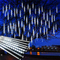 Rain Drop Light 50ซม. 384 LED ฝนดาวตกคริสต์มาส Fairy Garland Icicle Light สำหรับ Garden Tree Party Holiday Decor