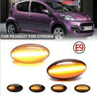 ไฟกระพริบเครื่องหมายด้านข้างแบบไดนามิกสำหรับ Peugeot 206 107 307 407พันธมิตรผู้เชี่ยวชาญจาก Citroen Berlingo Xsara Elysee C3ที่เร้าใจ C5 Qfol7x