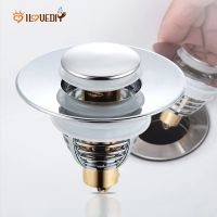 Stainless Steel Pop-Up Bounce Core Basin Drain Filter/ Shower Sink Strainer Bath Stopper/Kitchen Deodorant Tool