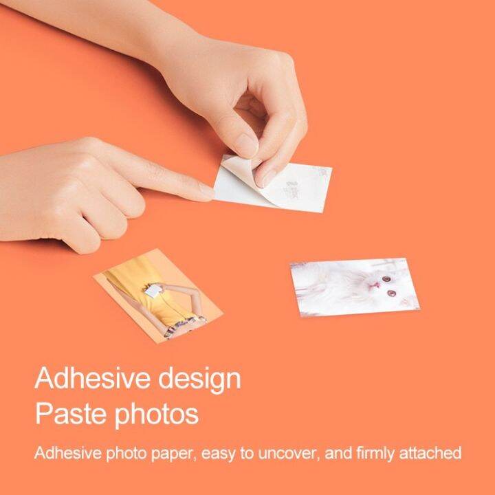 xiaomi-mi-portable-photo-printer-paper-2x3-inch-20-50-sheets-กระดาษภาพถ่ายชนิดมีกาวในตัว-xiaomi-กระดาษพิมพ์ภาพถ่าย