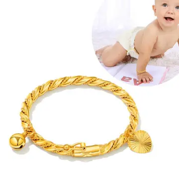 Amazon.com: Personalized Baby bracelet, Baby name bracelet for infant girls  boys Adjustable Toddler, Baptism, Christmas Gift, First Birthday, 14K Gold  Filled, Rose, Silver (CG374B1X.25). : Handmade Products