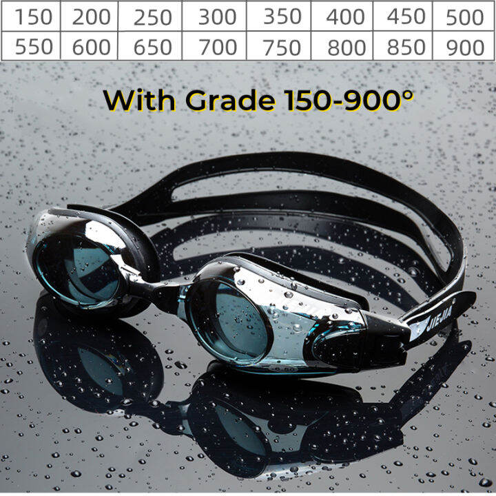 【JIEJIA】Shortsighted UV Swim Goggles Myopia Swimming Goggles With Grade