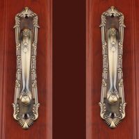 Modern Closet Large Handle Balcony Knob and Pull Bedroom Knob Classical Red Bronze Bronze Handle Drawer Cabinet Handle 1pcs Door Hardware Locks