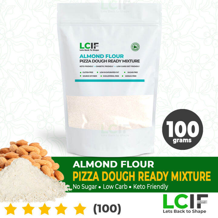 Almond Flour Pizza Dough Mixture 100g Low Carb Keto Diabetic Friendly