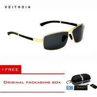 ~ VEITHDIA แว่นตากันแดด Polarized สำหรับผู้ชาย