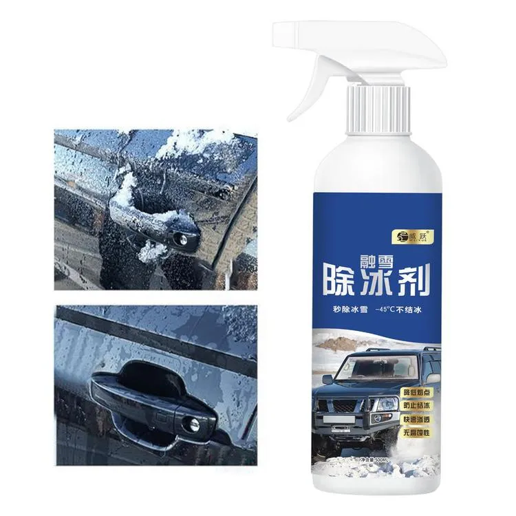 Deicer for Car Windshield Car Windshield Cleaner Deicing Melting Agent  Windshield Glass Defroster and Deicing Agent Effective Glass Freeze Remover  for Key Locks Door Handles well-suited