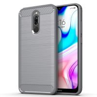 （ใหม่）กรณีคาร์บอนไฟเบอร์สำหรับ Xiaomi R Edmi 8กันกระแทกซิลิโคนปกโทรศัพท์สำหรับ Xiaomi Redmi8คุ้มครองเต็มรูปแบบกรณี TPU อ่อน C Oque F Undas