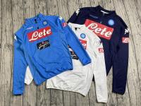 ☜♣✁ Unpopular Football K Kee Italian Naples Team Half Zipper Sports Leisure Training Jacket Sweater Parent-child Dress