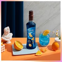 ไซรัปกลิ่นบลูคูราโช่ Blue Curacao Syrup ตรา Senorita by Mitr Phol ขนาด 750 ml. น้ำผลไม้ น้ำหวานเข้มข้น น้ำเชื่อม ไซรัป