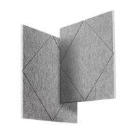 12 Pcs Sound-Absorbing Board, Acoustic Tiles for Echo and Bass Isolation, for Wall Decoration and Acoustic Treatment