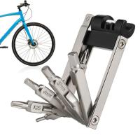 Bicycle Multifunctional Tool Foldable Multifunctional Bike Repair Tool Bicycle Repair Essentials for Folding Bikes Mountain Bikes Road Bikes Electric Bike usual