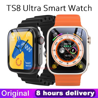 ZZOOI New TS8 Ultra Smart Watch 8 Ultra Ocean Band Series8 Smartwatch Waterproof Bluetooth Calls Men Women Smartwatch Fitness Bracelet