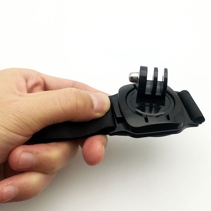 สายรัดสำหรับอุปกรณ์เสริม-gopro-สีดำยืดหยุ่นปรับได้เข็มขัดสายรัดข้อมือฮีโร่ขายึดกล้องโกโปร7-6-5-4-3สำหรับ-xiaomi-yi-4k-สำหรับ-sjcam