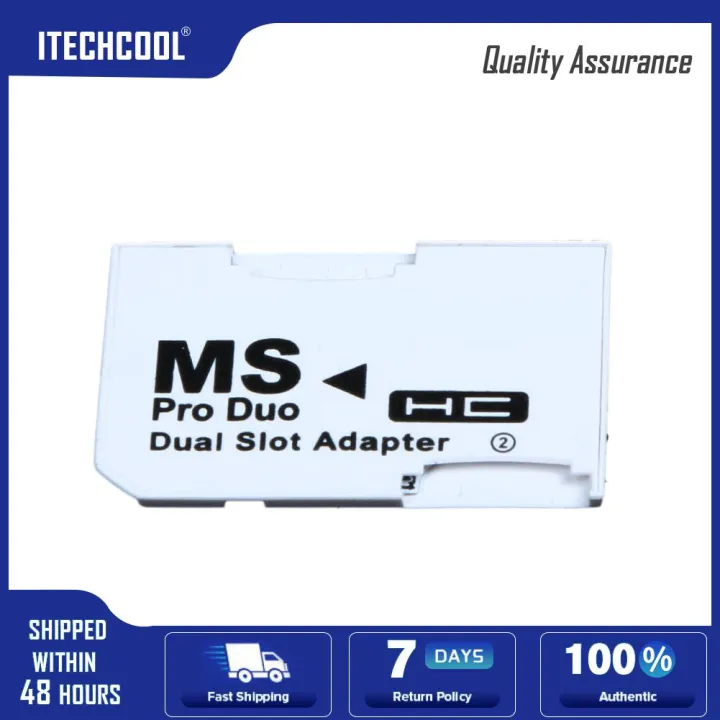 Dual Slot Micro For Sd Sdhc Tf To Memory Stick Ms Card Pro Duo Reader Adapt Lazada Ph