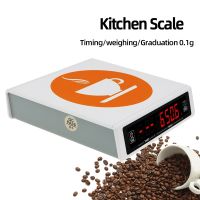 LCD Display 3kg/0.1g Drip Coffee Scale timer Food weighing Kitchen Scale Box Portable Luggage Scales