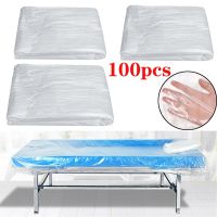 【hot】！ 100Pcs Transparent Disposable Film Couch Cover Bedspread Massage Treatment Table Sheets Bed